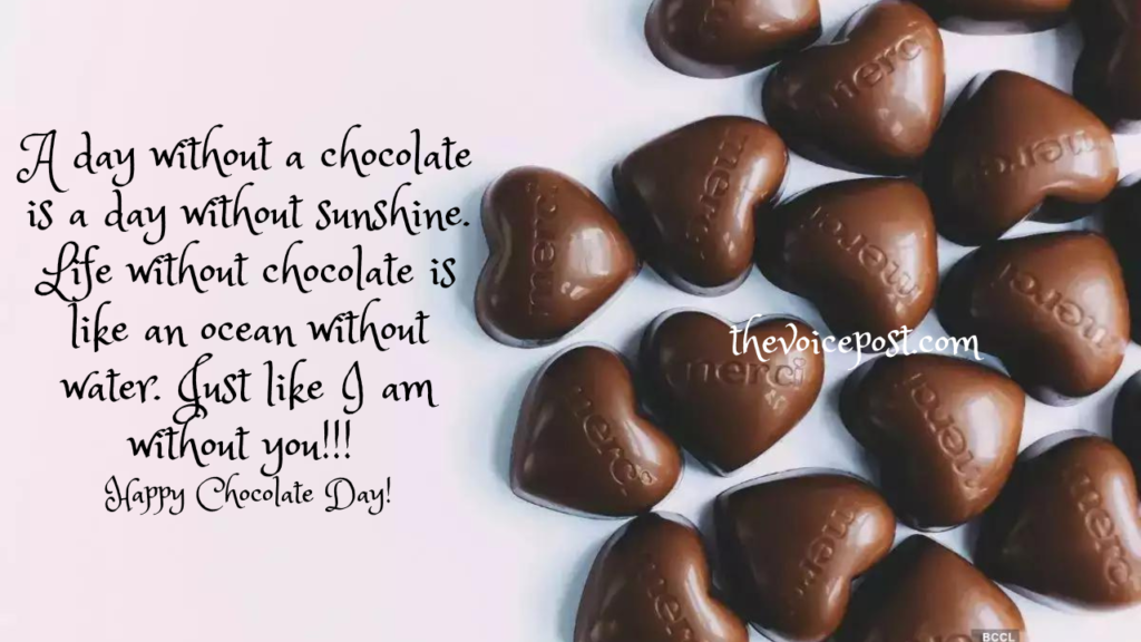 Chocolate Day Messages, Wishes and Quotes