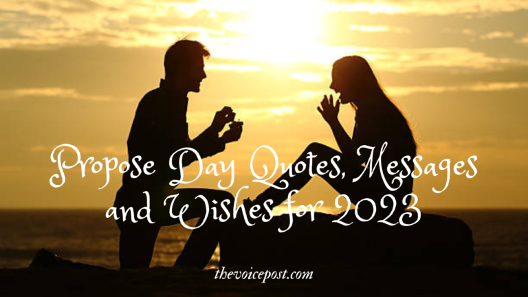 Propose Day Quotes, Messages and Wishes for 2023