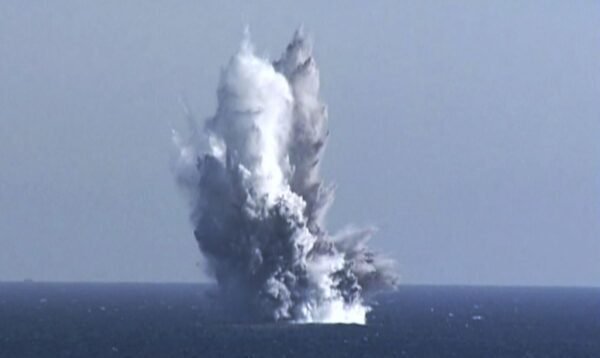 Kim Jong Un Tests Undersea Drone, Warns of 'Radioactive Tsunami'