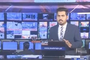 Pakistani news anchor continues live broadcast while studio shakes during massive earthquake