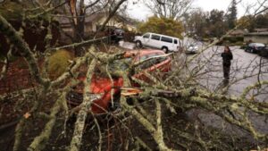 5 deaths reported in California storms; rare tornado near Los Angeles tears off roofs