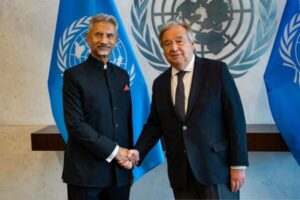 EAM Jaishankar discusses Sudan situation with UN chief Guterres, says…
